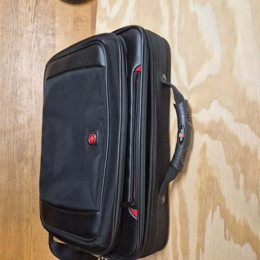 Swiss Gear Wenger Laptop Briefcase Black Shoulder Messenger Business Bag